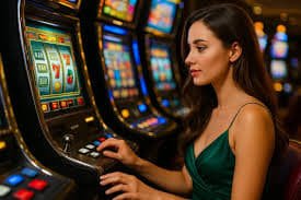 Poker ကတ်ဂိမ်း Texas Hold'em ကစားနေသော မြင်ကွင်းနှင့် ကြာပွင့် Chip များ